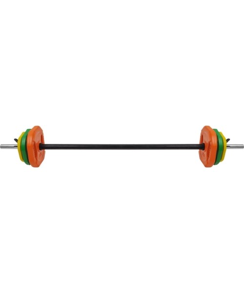Grifų su svoriais komplektai inSPORTline: Body Pump grifo ir svorių rinkinys inSPORTline PumpSet 2–20 kg (30mm)