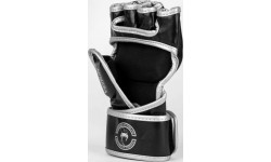 MMA Gloves Venum: "Venum Challenger 2.0" MMA pirštinės - juodos/ sidabrinės