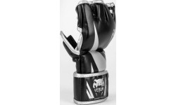 MMA Gloves Venum: "Venum Challenger 2.0" MMA pirštinės - juodos/ sidabrinės