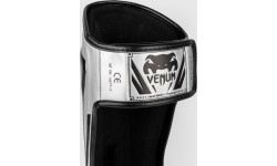 Kojų ir blauzdų apsaugos Venum: Venum Elite Standup Shinguards - Silver/Black