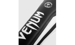 Leg Protection Venum: Venum Elite Standup Shinguards - Black/White