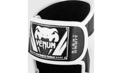 Leg Protection Venum: Venum Elite Standup Shinguards - Black/White