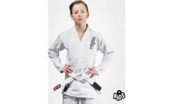 Jiu Jitsu Kimono Venum: Venum Contender Kids BJJ Gi (Free white belt included) - White
