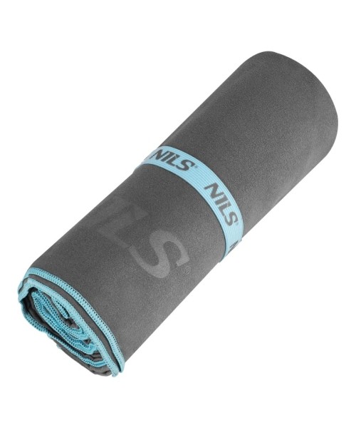 Towels Nils Camp: NCR13 DARK GREY MICROFIBRE TOWEL 200x90 cm NILS CAMP