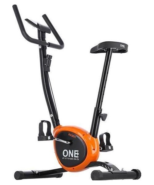 Dviračiai treniruokliai One Fitness: Treniruoklis One Fitness Rw3011, juodas-oranžinis