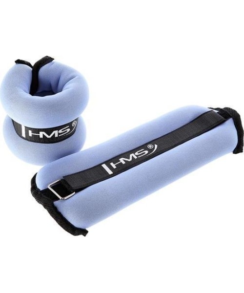 Svoriai kojoms ir rankoms HMS: Kojų ir rankų svoriai HMS OB04 mėlyni, 2x1kg