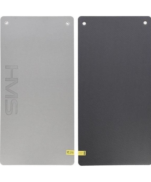 Training Mats HMS Premium: Treniruočių kilimėlis HMS Premium MFK07 šviesiai pilkas-juodas, 120x60cm, EVA 15mm