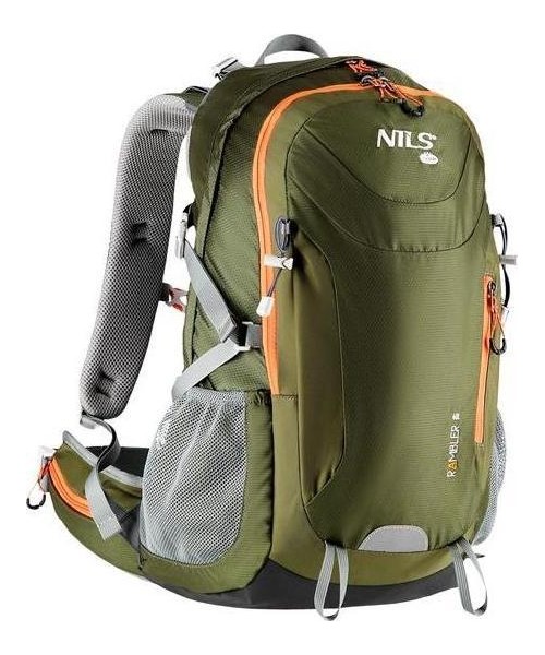 Leisure Backpacks and Bags Nils Camp: NC1917 BACKPACK TOURIST GREEN RAMBLER 40L NILS CAMP