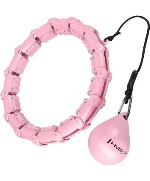 Weight Hoops HMS: HHW02 HULA HOP LIGHT PINK WITH WEIGHT HMS