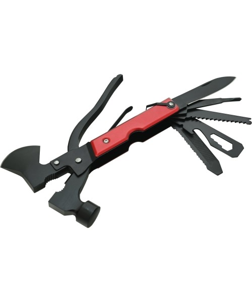 Multifunction Tools and Knives Cattara: Knife MULTI HAMMER 18cm red