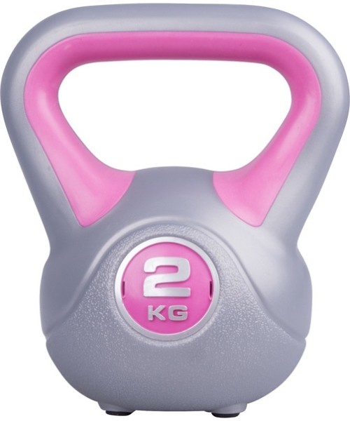 Vinilinės giros cementiniu užpildu inSPORTline: Dumbbell inSPORTline Vin-Bell 2 kg