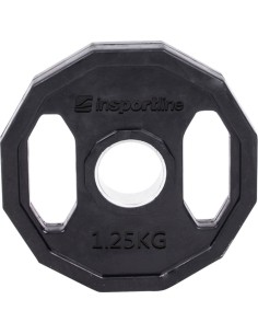 Guma dengtas olimpinis svorio diskas inSPORTline Ruberton 1,25 kg