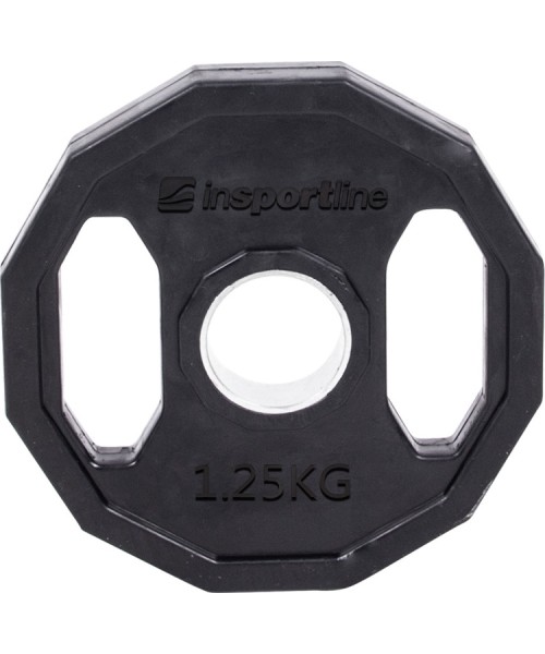 Guma dengtas olimpinis svorio diskas inSPORTline Ruberton 1,25 kg