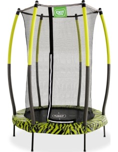 EXIT Tiggy Junior batutas su apsauginiu tinklu, ø140 cm, juodas/žalias