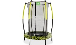 EXIT Tiggy Junior batutas su apsauginiu tinklu, ø140 cm, juodas/žalias