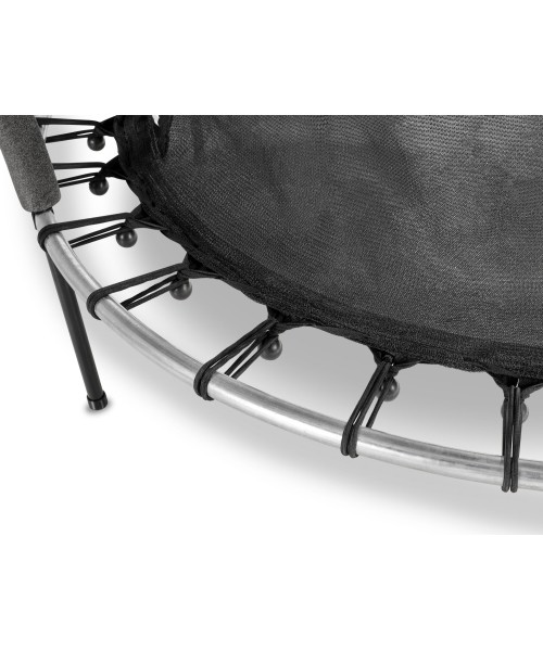 EXIT Tiggy Junior batutas su apsauginiu tinklu, ø140 cm, juodas/žalias