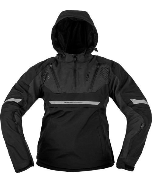 Trumpos vyriškos tekstilinės striukės W-TEC: Vyriška softshell motociklininko striukė W-TEC Annorack