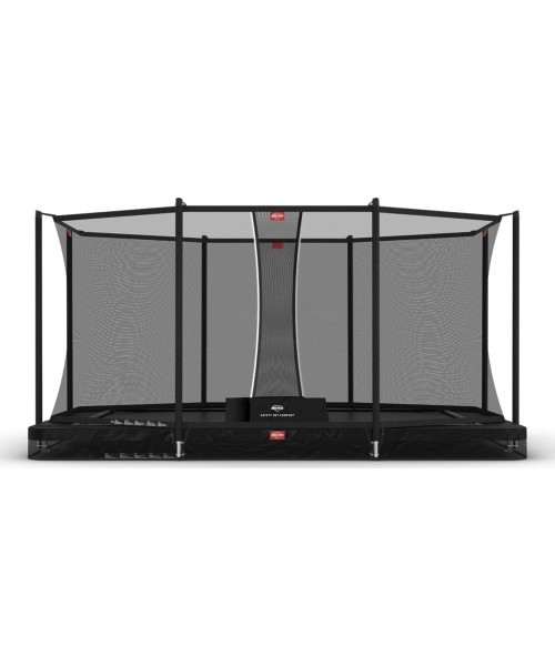On-ground trampolines BERG: BERG Ultim Favorit InGround 410 Black + Safety Net Comfort