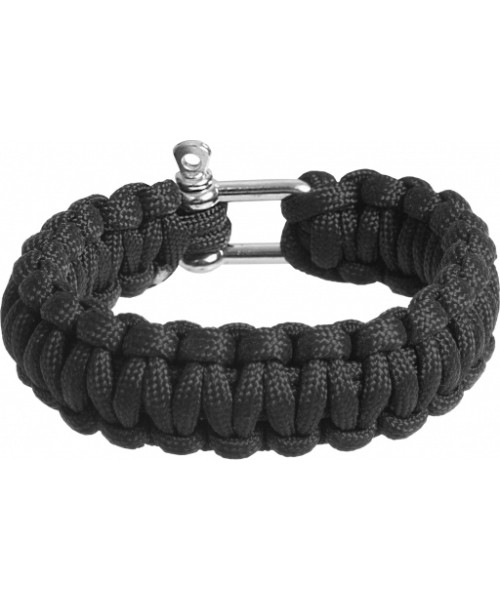 Survival Tools and Kits : Apyrankė iš Paracord virvės BCB, juoda