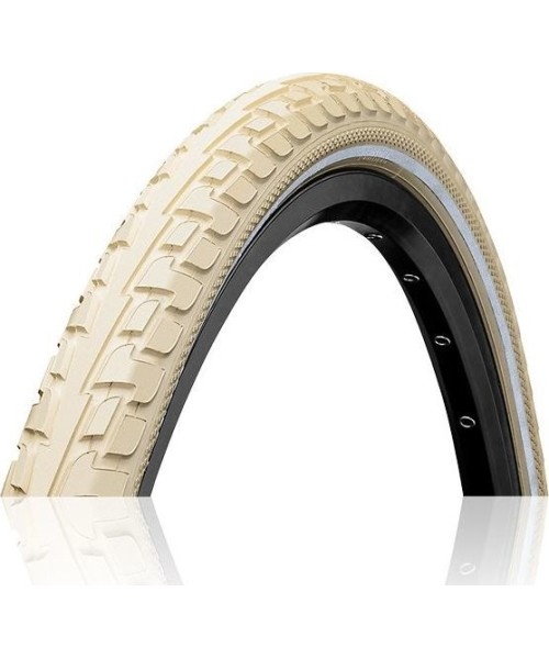 Aksesuarai bei priedai dviračiams : Padanga 28" Continental RIDE Tour 42-622 creme Reflex