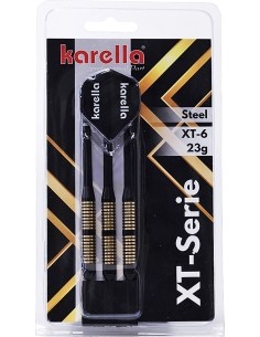 Smiginio strėlytės Karella XT-6 su plieniniais smaigaliais, 23 g