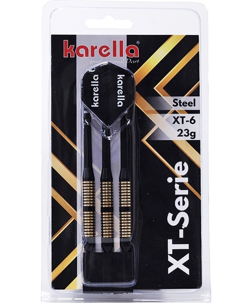 Smiginio strėlytės : Karella XT-6 plieninės strėlės 23 gramai