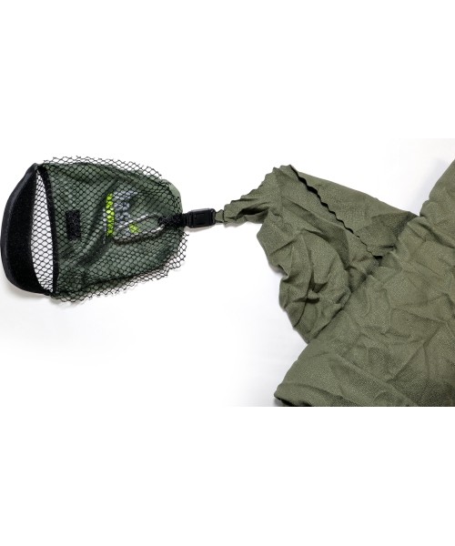 Towel BasicNature Mini, 40x40cm, Olive