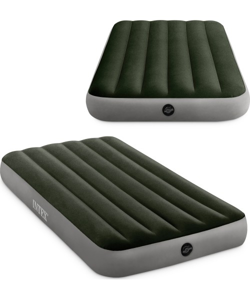 Inflatable Camping Mats Intex: Pripučiamas viengulis čiužinys Intex 64107