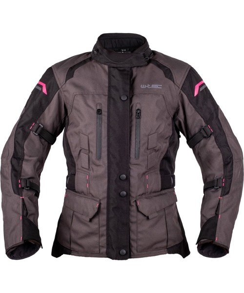 Women's Long Textile Jackets W-TEC: Moteriška motociklininko striukė Barbata