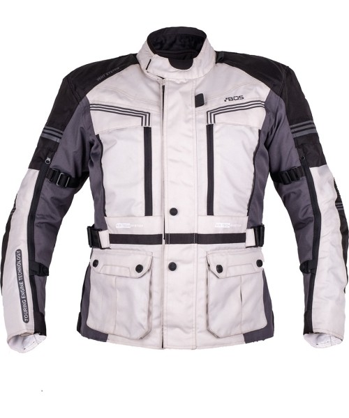 Vyriškos ilgos tekstilinės striukės BOS: Men’s Touring Motorcycle Jacket BOS Maximum