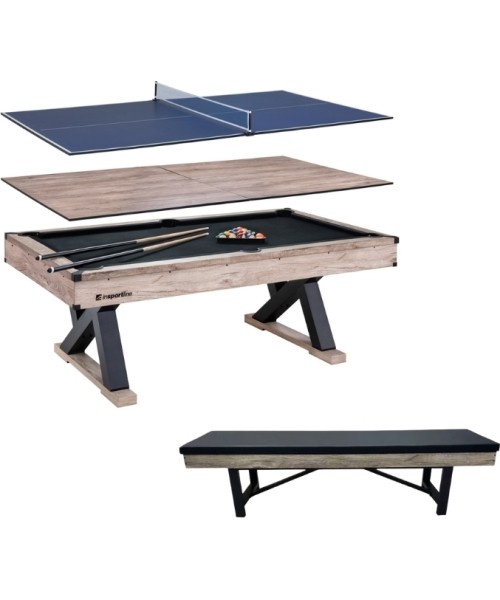 Game Tables inSPORTline: Biliardo stalas 3-in-1 inSPORTline Residento su suoliuku