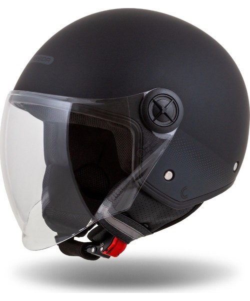 Scooter Helmets Cassida: Motociklininko šalmas Cassida Handy Matte Black/Grey