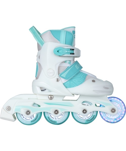 Adjustable Children's Skates inSPORTline: Children’s Inline Skates inSPORTline Tealero w/ LED Front Wheels