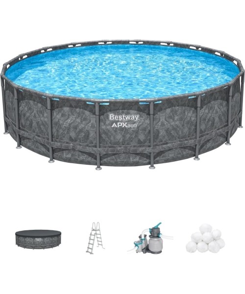 Above Ground Pools Bestway: Rėminis baseinas 18FT 549x132 cm APX 365 BESTWAY