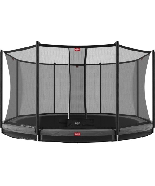 Pastatomi batutai BERG: BERG Favorit InGround 380 Grey + Safety Net Comfort