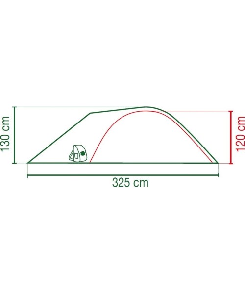 Coleman Tent 'Darwin BlackOut Plus'