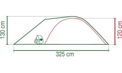Coleman Tent 'Darwin BlackOut Plus'