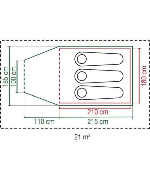 Coleman Tent 'Darwin BlackOut Plus'