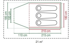 Coleman Tent 'Darwin BlackOut Plus'