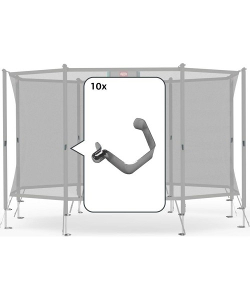 Trampoline Spare Parts BERG: Safety Net Comfort - Spring brackets (10x)