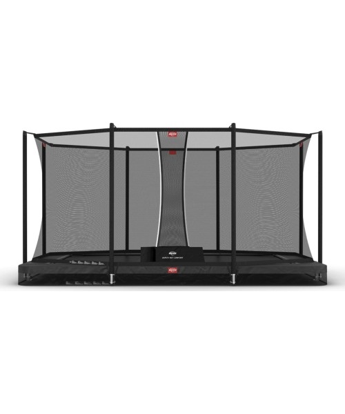 Pastatomi batutai BERG: BERG Ultim Favorit InGround 410 Grey + apsauginis tinklas Comfort