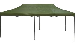 Party tent scissor 3x6m green WATERPROOF