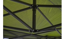 Party tent scissor 3x6m green WATERPROOF