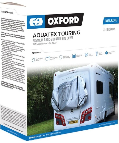 Uždangalas 1–2 dviračiams Oxford Aquatex Touring Deluxe