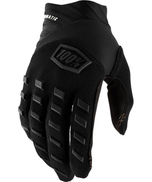 Vyriškos motokroso pirštinės 100%: Motokroso pirštinės 100% Airmatic Black