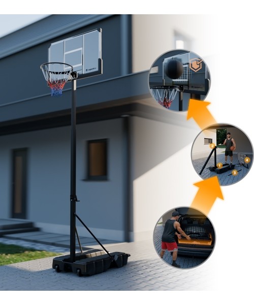 Basketball Hoops inSPORTline: Foldable Basketball Hoop inSPORTline Tifton