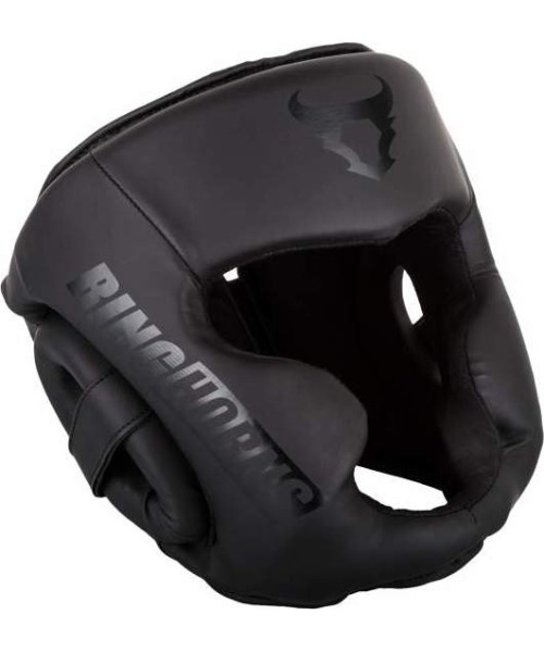 Bokso šalmai Ringhorns: Bokso šalmas Ringhorns Charger - Black/Black