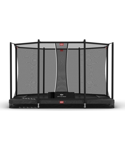 On-ground trampolines BERG: BERG Ultim Favorit InGround 330 Grey + Safety Net Comfort
