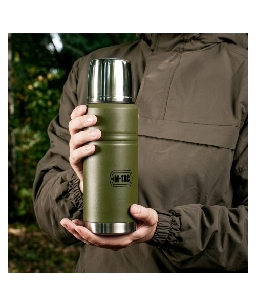 M-Tac stainless steel thermos 750 ml olive green