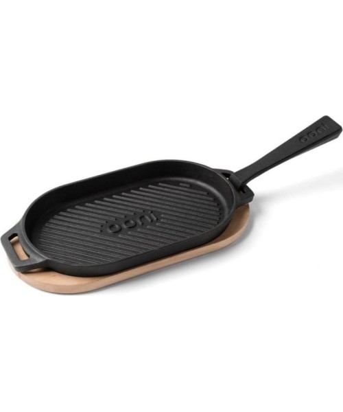 Dishes Ooni: Corrugated cast iron frying pan Ooni Grizzler